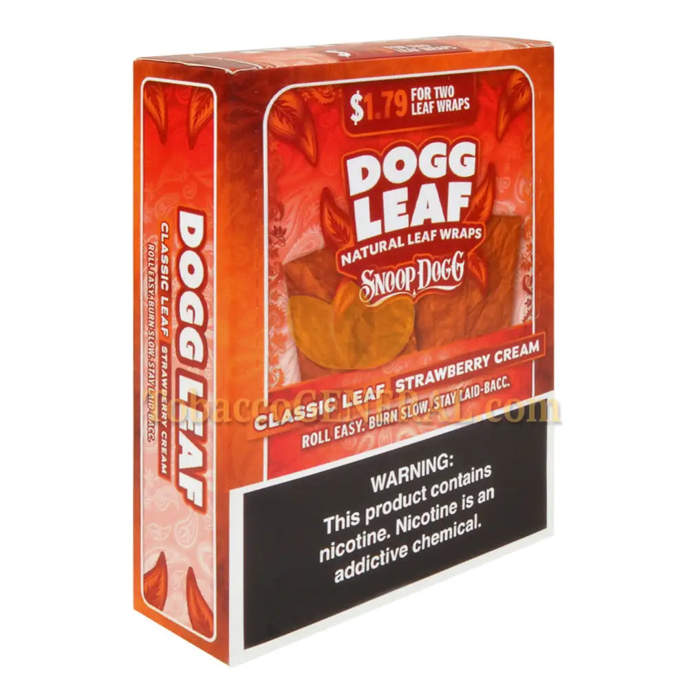 Dogg Leaf Strawberry Cream Leaf Wraps 15 packs of 2 $1.79 Pre-priced