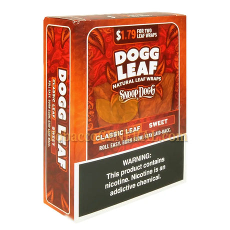 Dogg Leaf Sweet Leaf Wraps 15 packs of 2 $1.79 Pre-priced