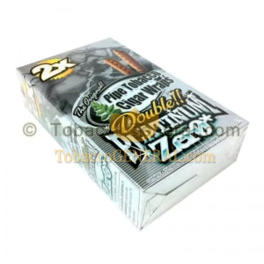 Double Platinum Wraps 2X Zero 25 Packs of 2