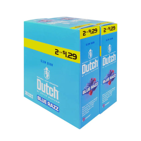 Dutch Masters Foil Blue Razz 1.29 Pre-Priced Cigarillos 30 Packs of 2