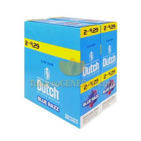 Dutch Masters Foil Blue Razz 1.29 Pre-Priced Cigarillos 30 Packs of 2