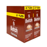 Dutch Masters Foil Cocoa 1.29 Pre-Priced Cigarillos 30 Packs of 2