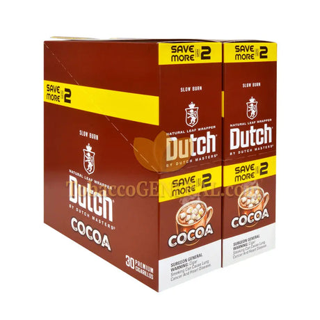 Dutch Masters Foil Fresh Cocoa Cigarillos 30 Packs of 2