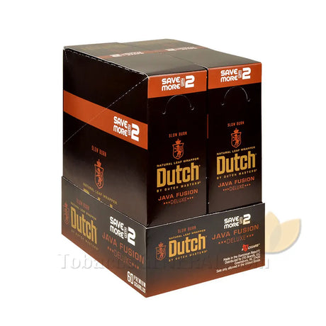 Dutch Masters Foil Fresh Java Fusion (Deluxe) Cigarillos 30 Packs of 2