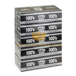 Gambler Tube Cut Filter Tubes 100 mm Silver 5 Cartons of 200 1
