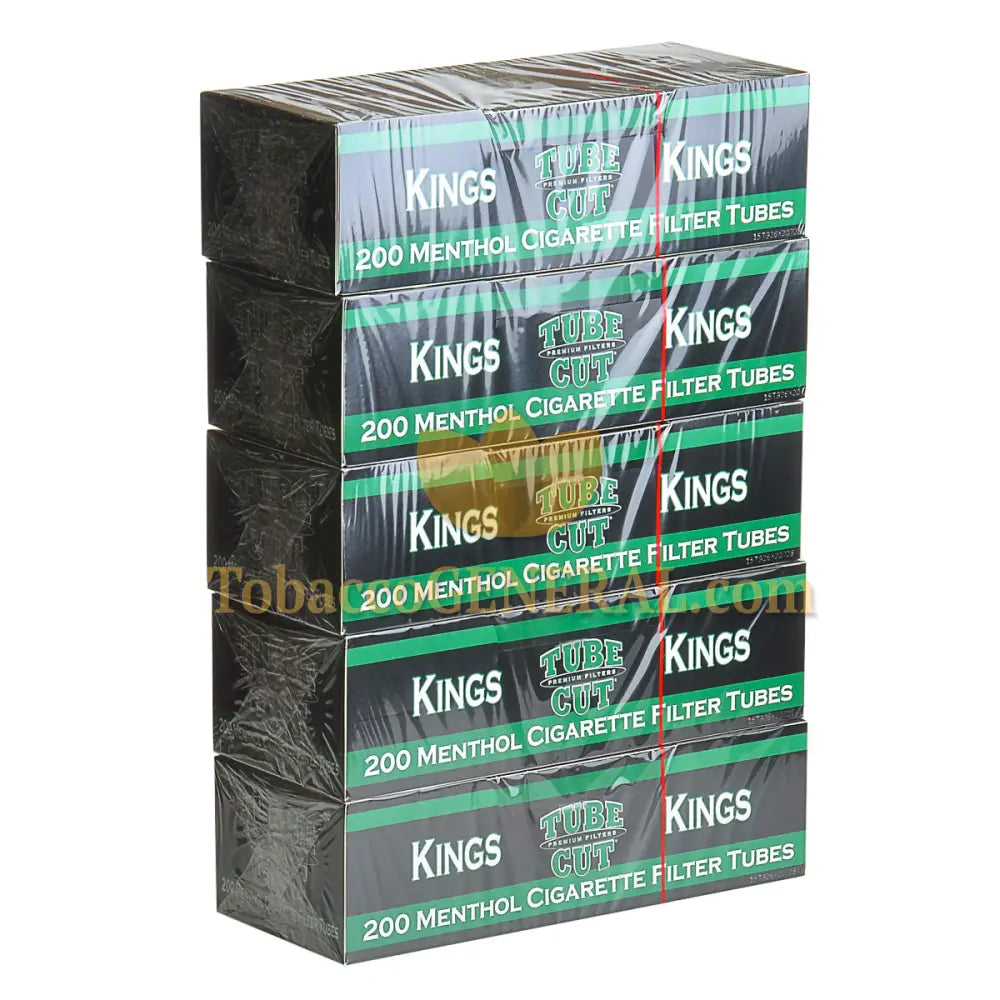 Gambler Tube Cut Filter Tubes King Size Menthol 5 Cartons of 200 1