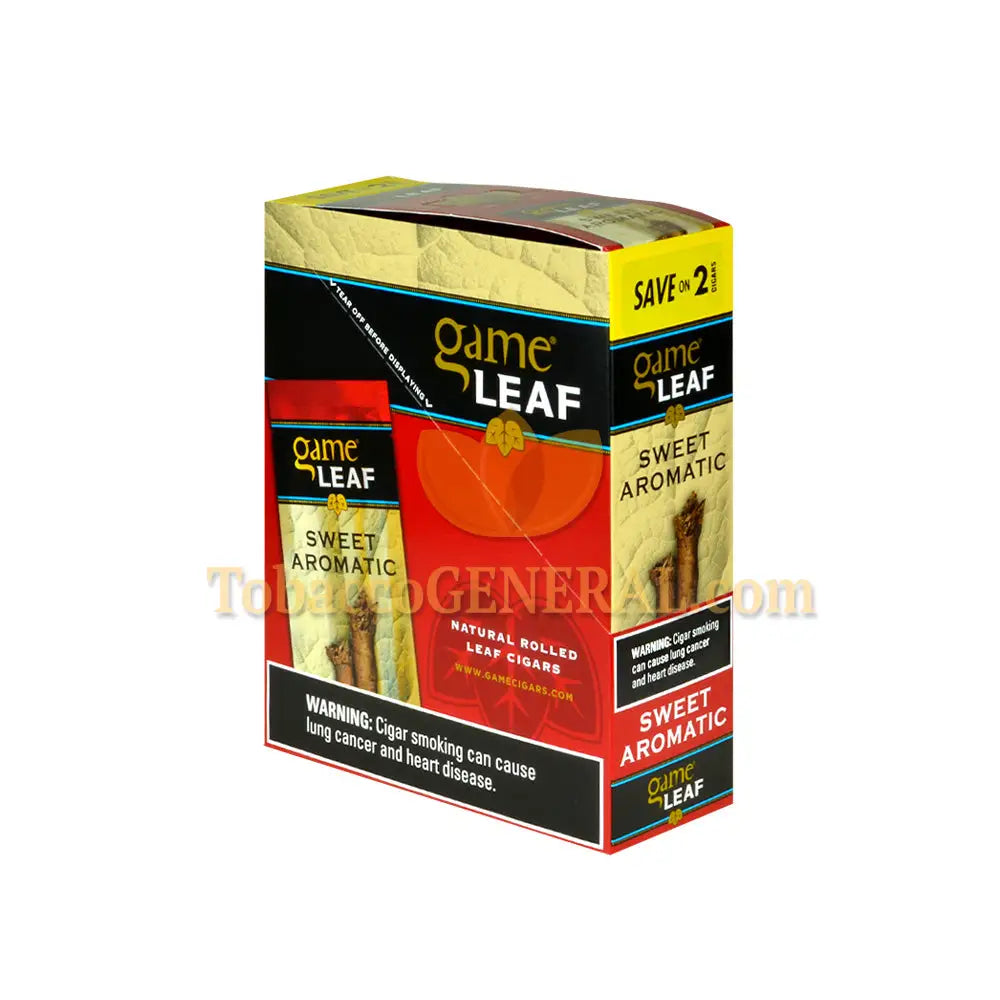 Game Leaf Cigarillos 15 Packs of 2 Sweet Aromatic