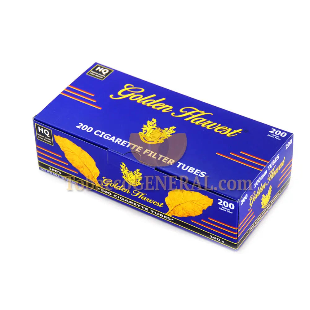 Golden Harvest Filter Tubes 100 mm Light 5 Cartons of 200 – Tobacco General