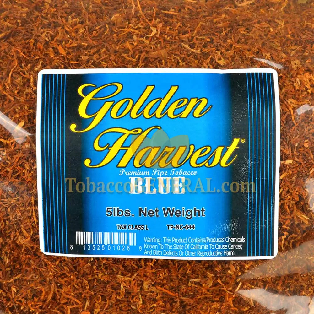 harvest tobacco brand Golden Harvest Mild Blend Pipe Tobacco 5 Lb. Pack harvest tobacco brand Golden Harvest Mild Blend Pipe Tobacco 5 Lb. Pack