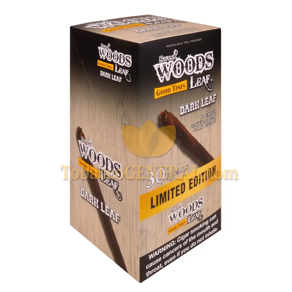 Good Times 6 packs of 5 Sweet Woods Dark Leaf Cigarillos
