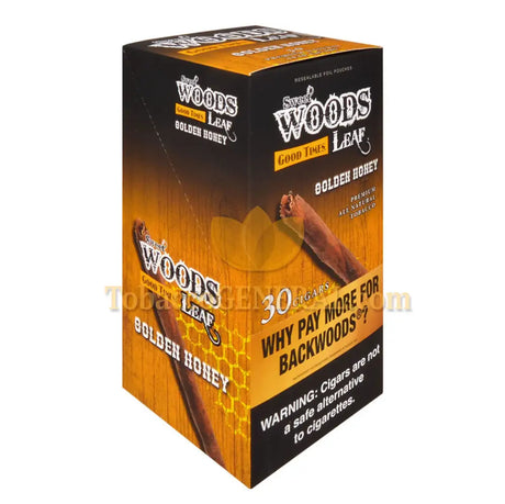Good Times 6 packs of 5 Sweet Woods Leaf Golden Honey Cigarillos