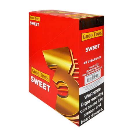 Good Times Cigarillos 15 Packs of 3 Pre-Priced $1.29 Sweet