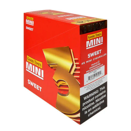 Good Times Mini Cigarillos 15 Packs of 3 Pre-Priced $1.29 Sweet