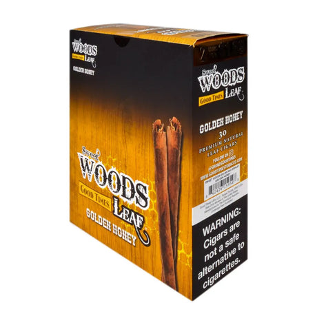 Good Times Sweet Woods Leaf Cigars 1.69 Pre-Priced 15 Packs of 2 Honey