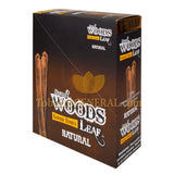 Good Times Sweet Woods Leaf Cigars 1.69 Pre-Priced 15 Packs of 2 Natural