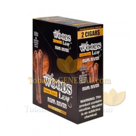 Good Times Sweet Woods Leaf Cigars Rum River 15 Packs of 2