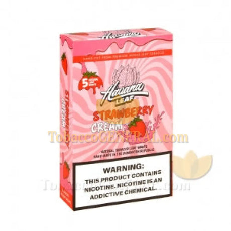 Havana Leaf Strawberry Cream Wraps 8 packs of 5