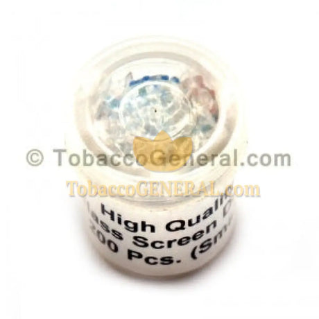 High Quality Glass Pipe Screens Small Daisy 200 Pieces