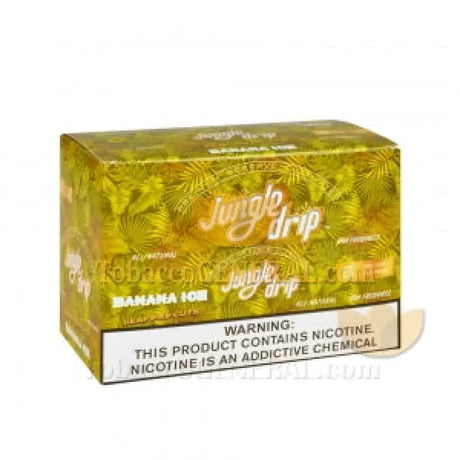 Jungle Drip Banana Ice Pre-Cut Leaf Wraps 10 Pouches of 5