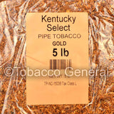 Kentucky Select Natural Gold Pipe Tobacco 5 Lb. Pack