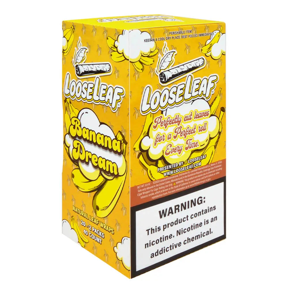 Banana Dream Wraps 20 Packs of 2