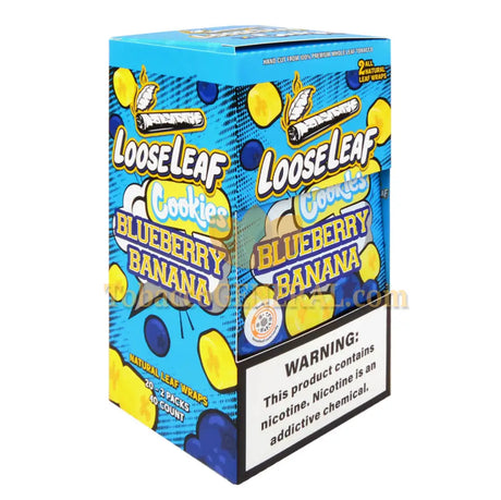 Loose Leaf Blueberry Banana Wraps 20 Packs of 2