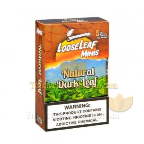 Loose Leaf Minis Natural Dark Wraps 8 Packs of 5