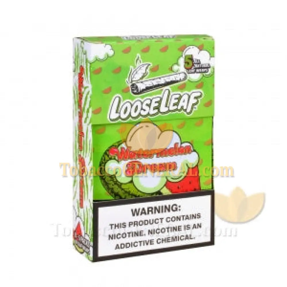 Loose Leaf Watermelon Dream wraps 8 packs of 5