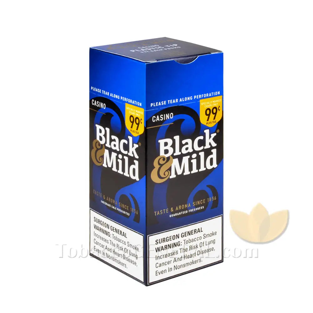 Middleton’s Black & Mild Casino 99c Pre-Priced Cigars Box of 25