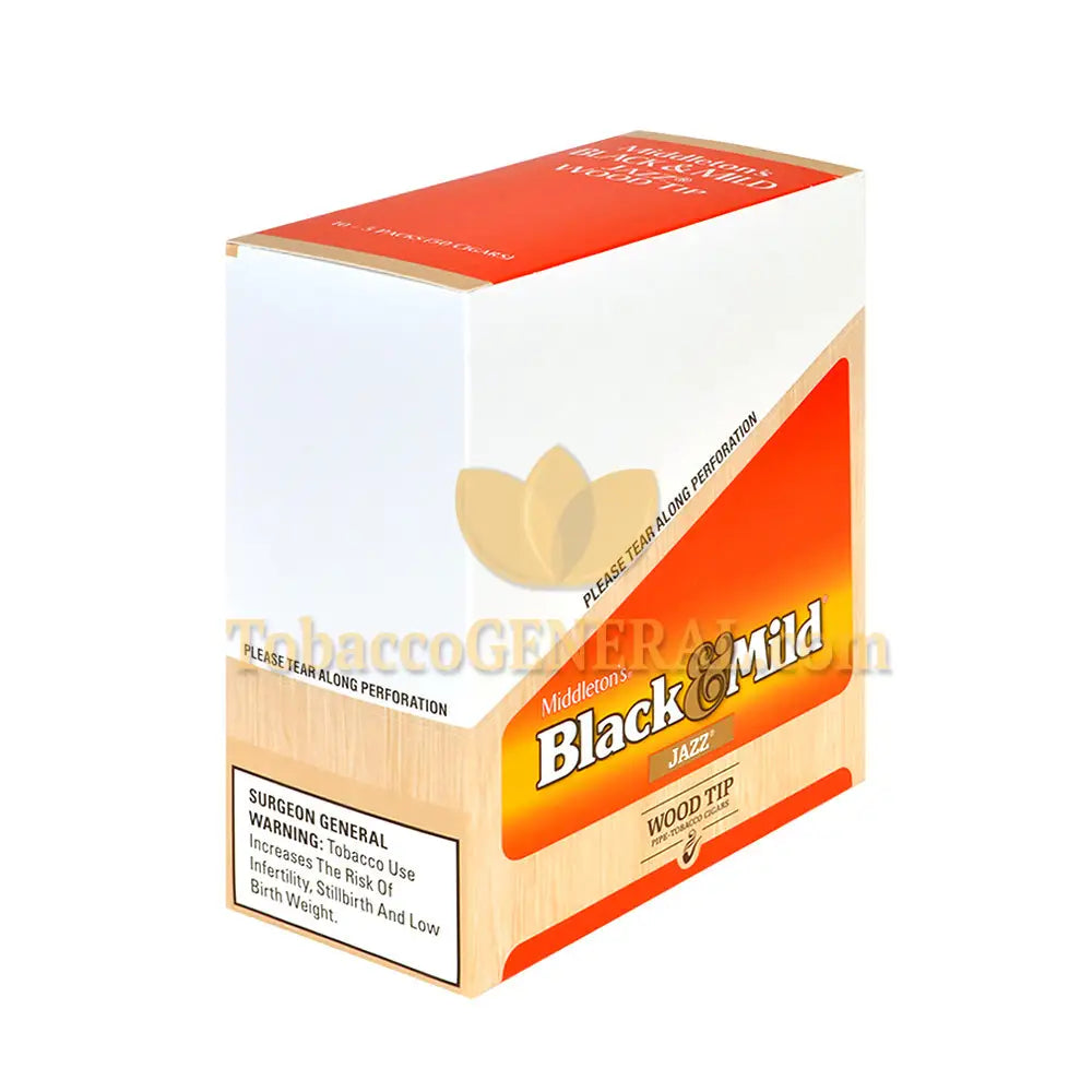 Black & Mild Wood Tip Jazz 50 Cigars