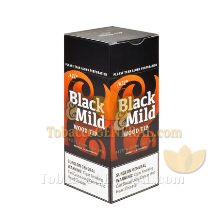Middleton’s Black & Mild Wood Tip Jazz Cigars Box of 25