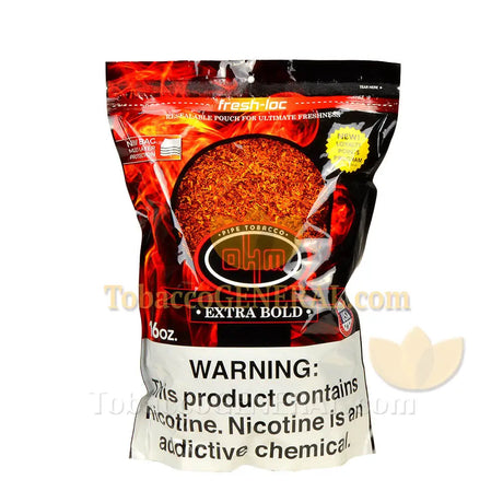 OHM Extra Bold Pipe Tobacco Pack 16 oz. Pack