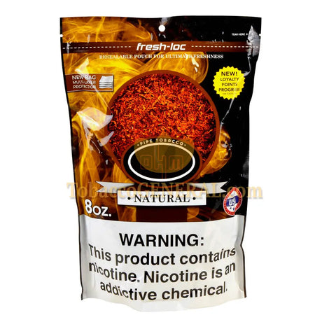 OHM Natural Pipe Tobacco Pack 8 oz. Pack