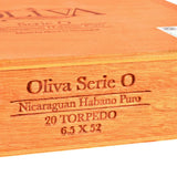 Oliva Serie O Torpedo Cigars Box of 20