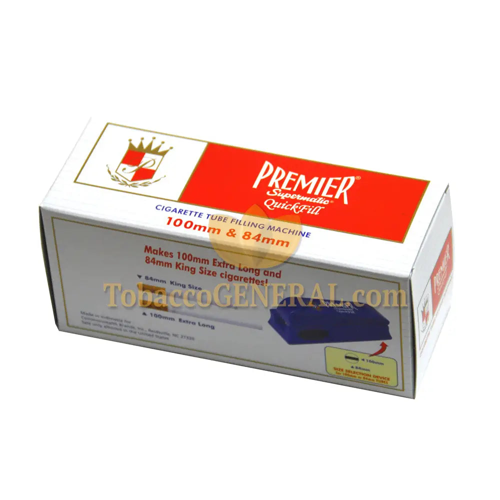 premier cigarette rolling machine Premier Supermatic Quickfill Dual Injector Machine