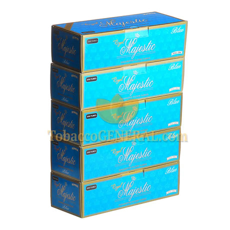 Royal Majestic Filter Tubes King Size Blue (Light) 5 Cartons of 200 1