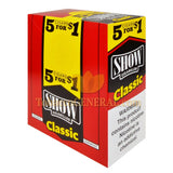 Show Cigarillos Classic Pre Priced 15 Packs of 5