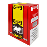 Show Cigarillos Classic Pre Priced 15 Packs of 5