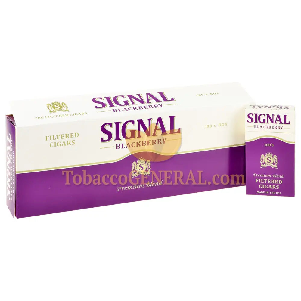 signal cigarettes price near me Signal Blackberry Filtered Cigars 10 Packs of 20