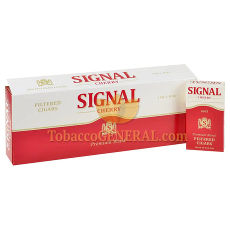 Signal Cherry Filtered Cigars 10 Packs of 20 1