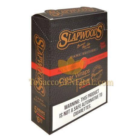 Slapwoods Dark Edition All Natural Cigar Wraps 10 packs of 5