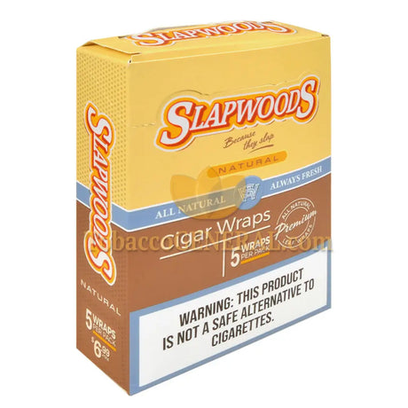 Slapwoods Sweet Banana All Natural Cigar Wraps 10 packs of 5