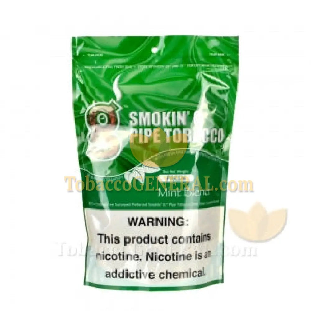cigarette fresh Smokin G Pipe Tobacco Fresh Mint Blend 8 oz. Pack