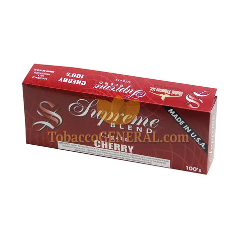 Supreme Blend Cherry Filtered Cigars 10 Packs of 20 1