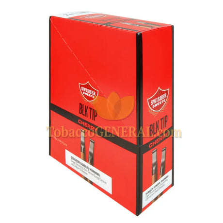 Swisher Sweets BLK Cherry Tip Cigarillos 1.69 Pre-Priced 15 Packs of 2