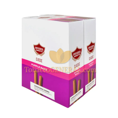 Swisher Sweets Classic Purple Razz Cigarillos 1.39 Pre-Priced 30 Packs of 2