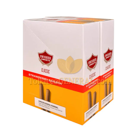 A box of Swisher Swatches Classic Strawberry Banana