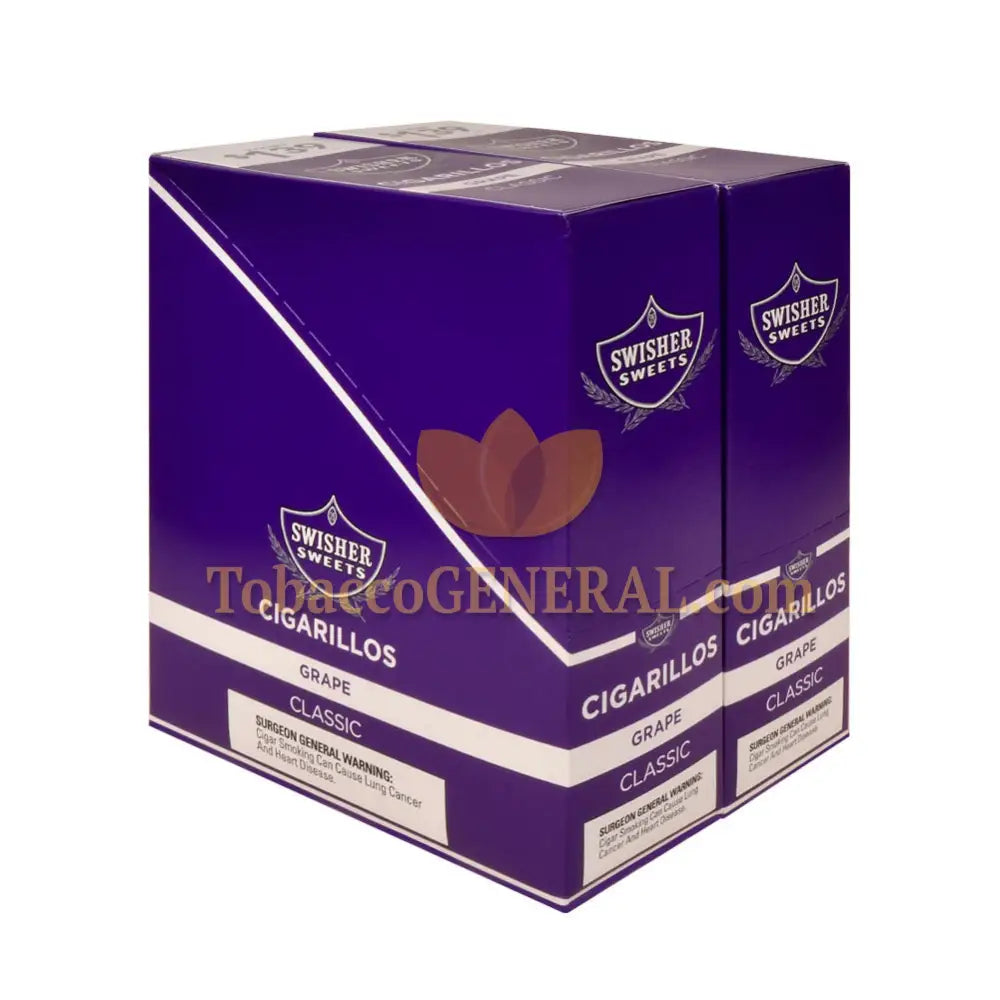 Swisher Sweets Grape Cigarillos 1.39 Pre-Priced 30 Packs of 2