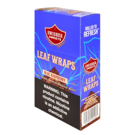 Swisher Sweets Leaf Wraps Blue Raspberry $2.99 Pre-price 10 packs of 3