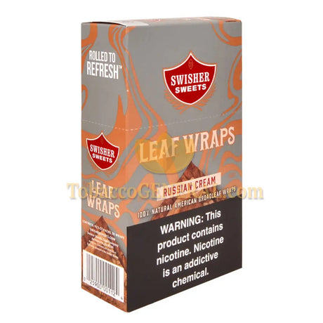 Swisher Sweets Leaf Wraps Russian Cream $2.99 Pre-price, 10 packs of 3